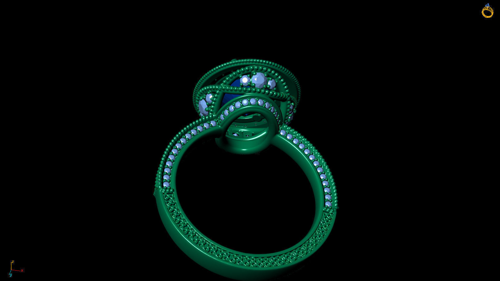 Ring R 0051 3D print model_13