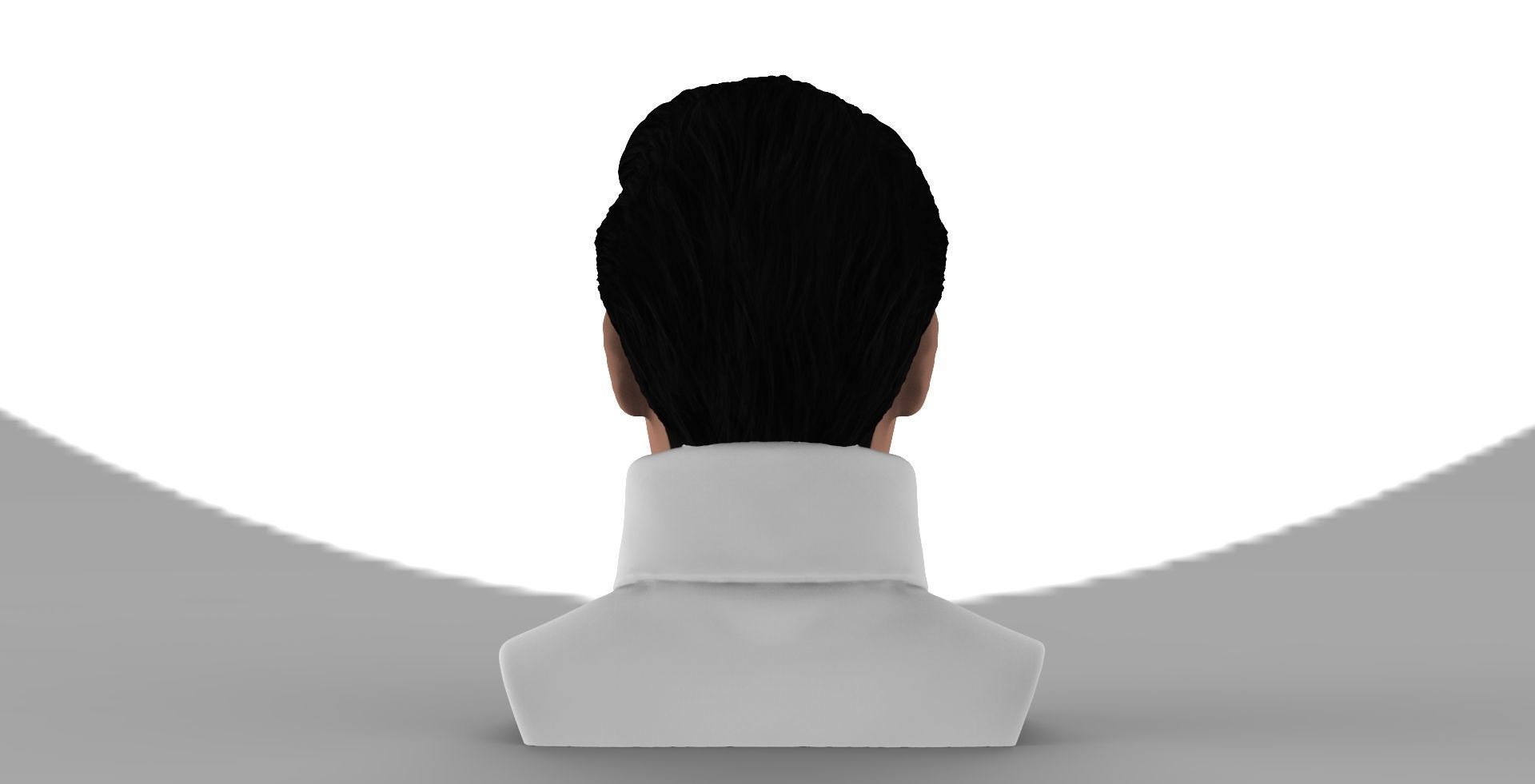 Elvis Presley bust ready for full color 3D printing 3D print model_4