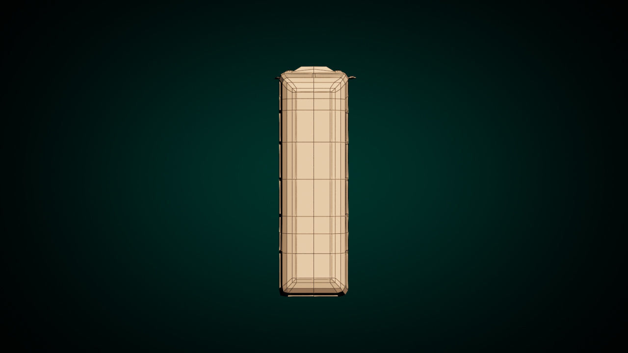 Low Poly Cartoon London Bus Low-poly 3D model_13