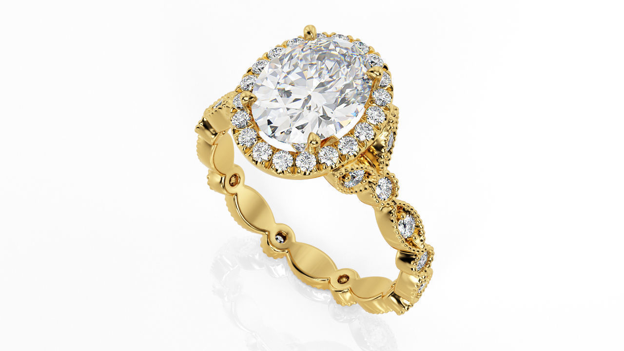 Ring R 0058 3D print model_3