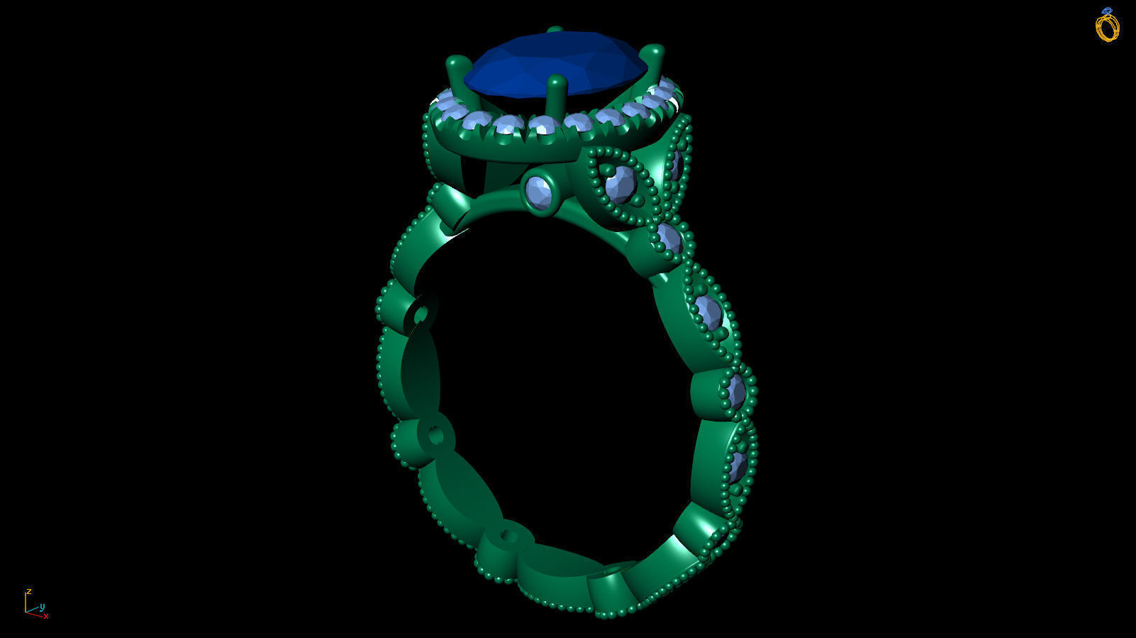 Ring R 0058 3D print model_10