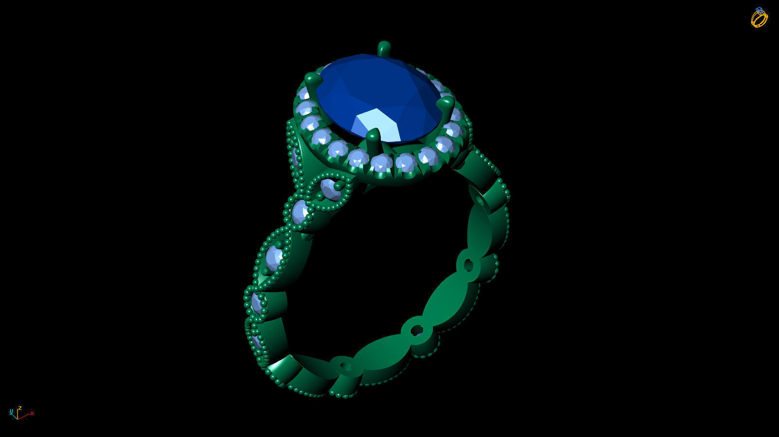Ring R 0058 3D print model_9