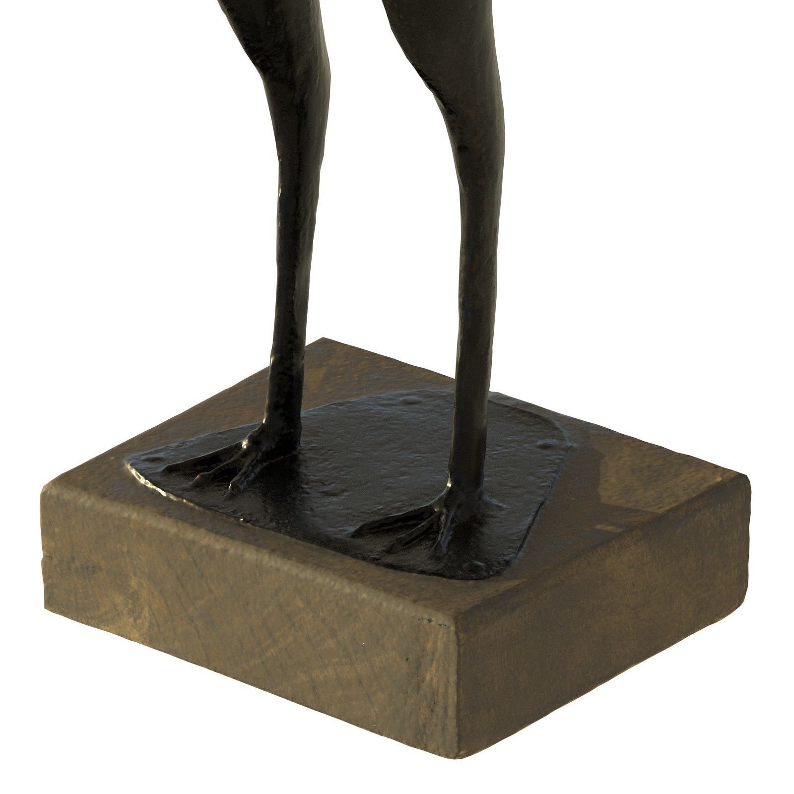 Rooster statue Low-poly 3D model_19