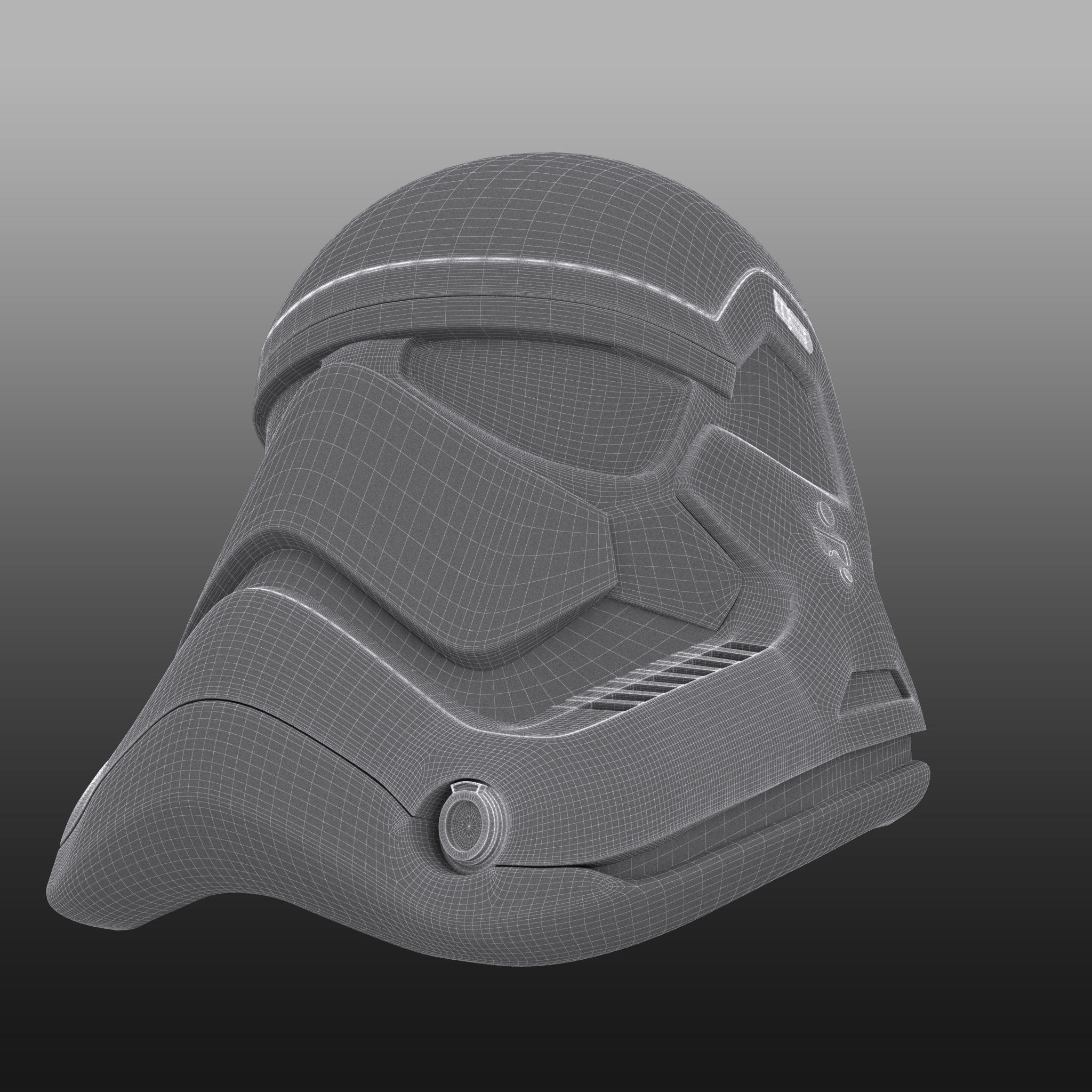 Stormtrooper Helmet Star Wars First Order 3D model_5