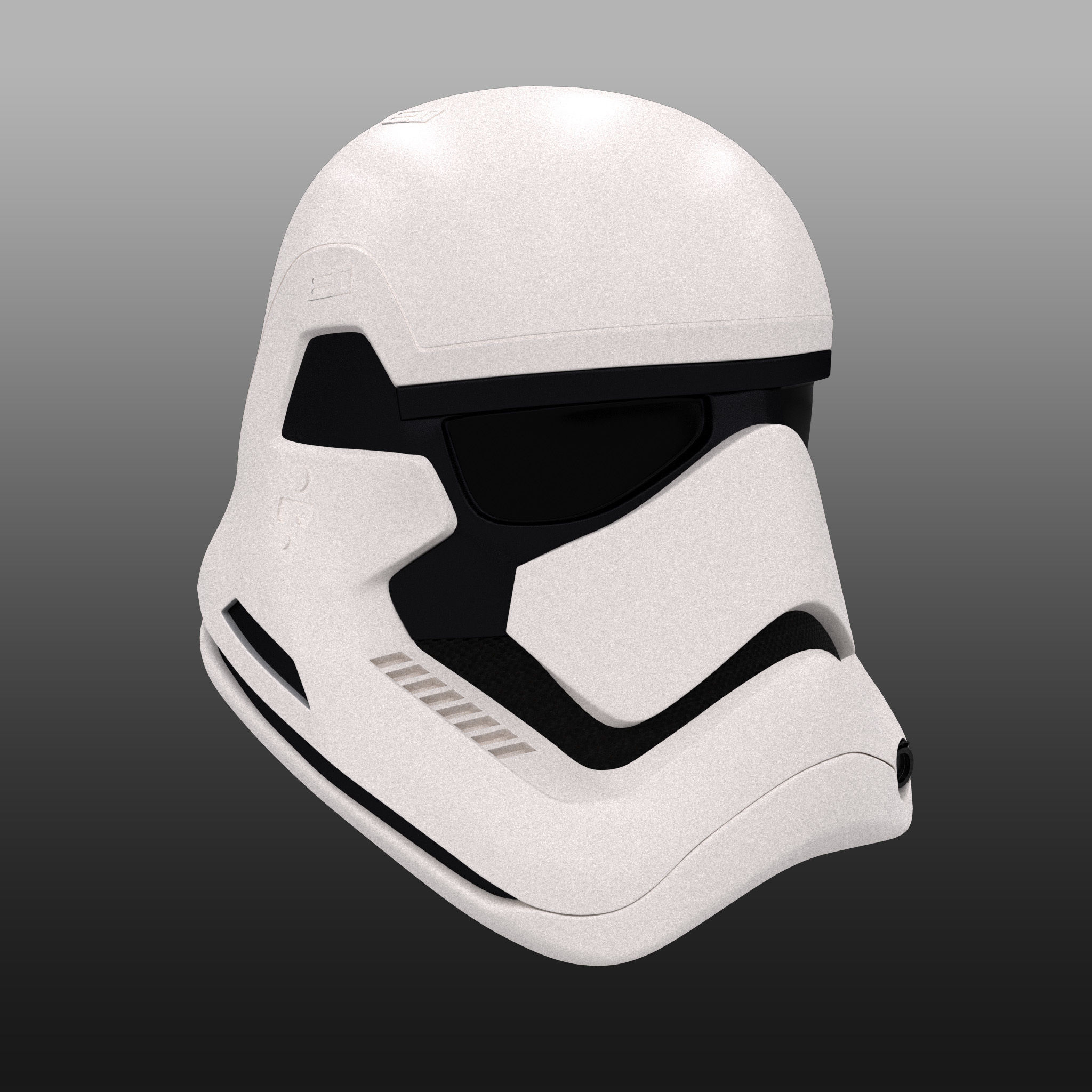 Stormtrooper Helmet Star Wars First Order 3D model_9