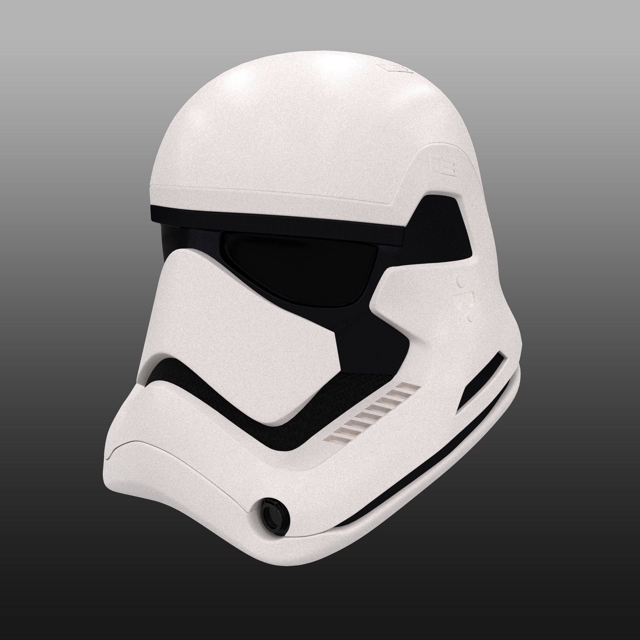 Stormtrooper Helmet Star Wars First Order 3D model_1