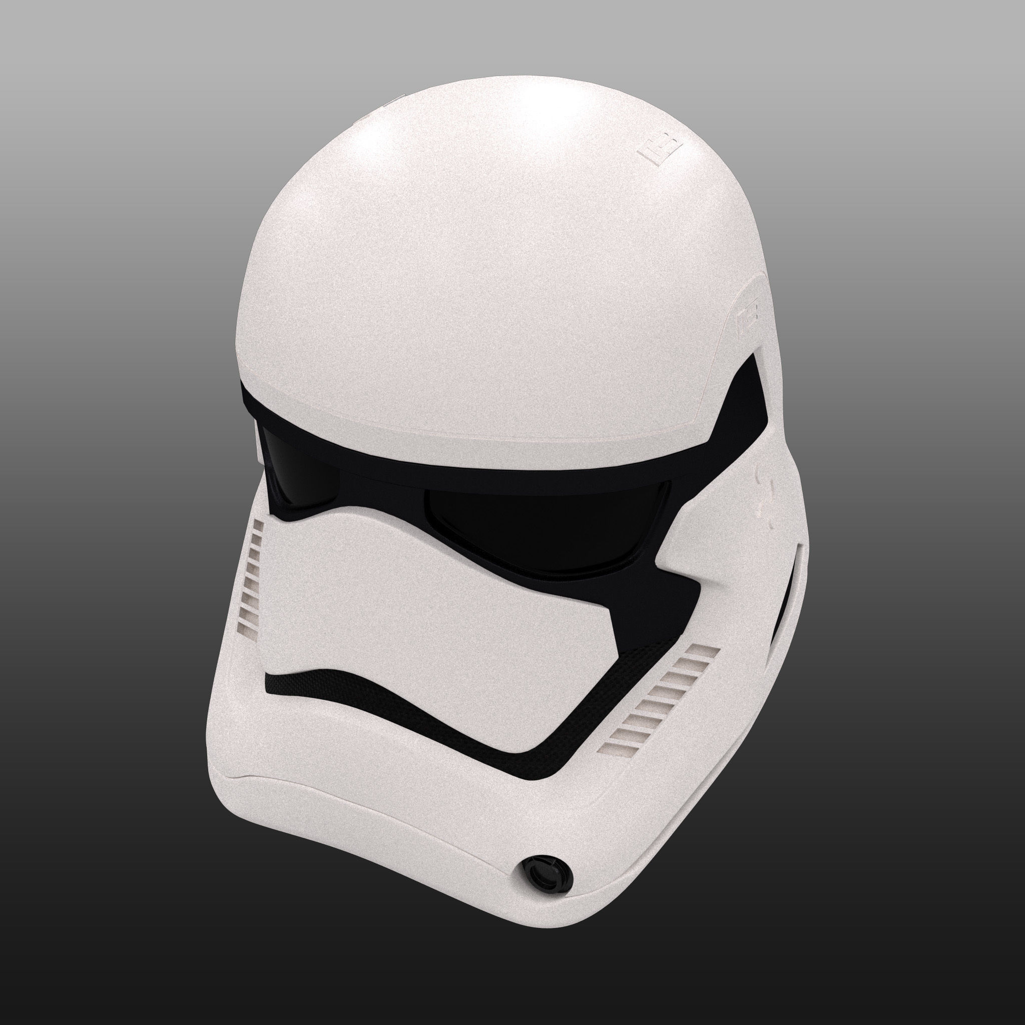 Stormtrooper Helmet Star Wars First Order 3D model_7