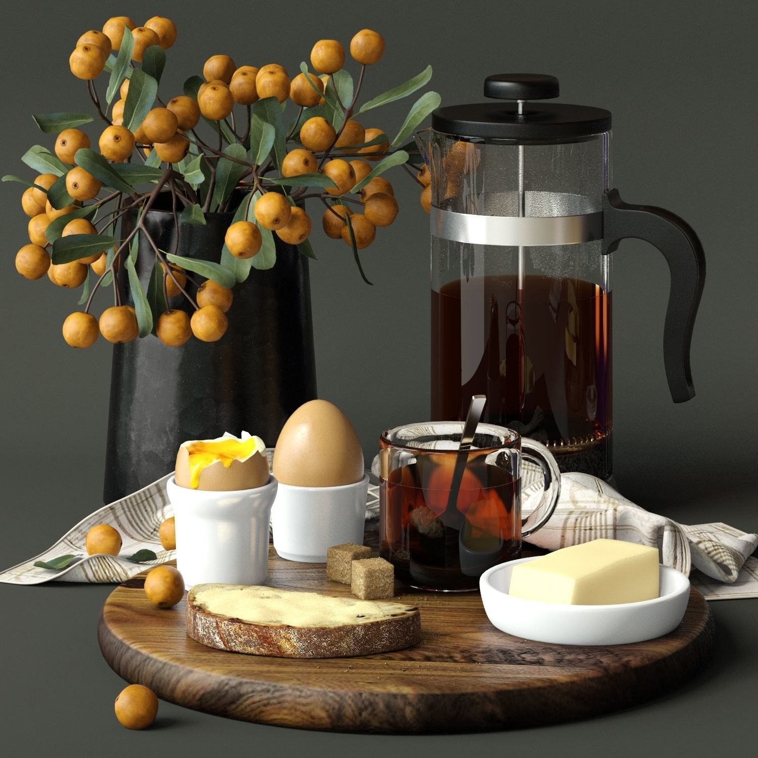 kitchen set 6 3D model_1