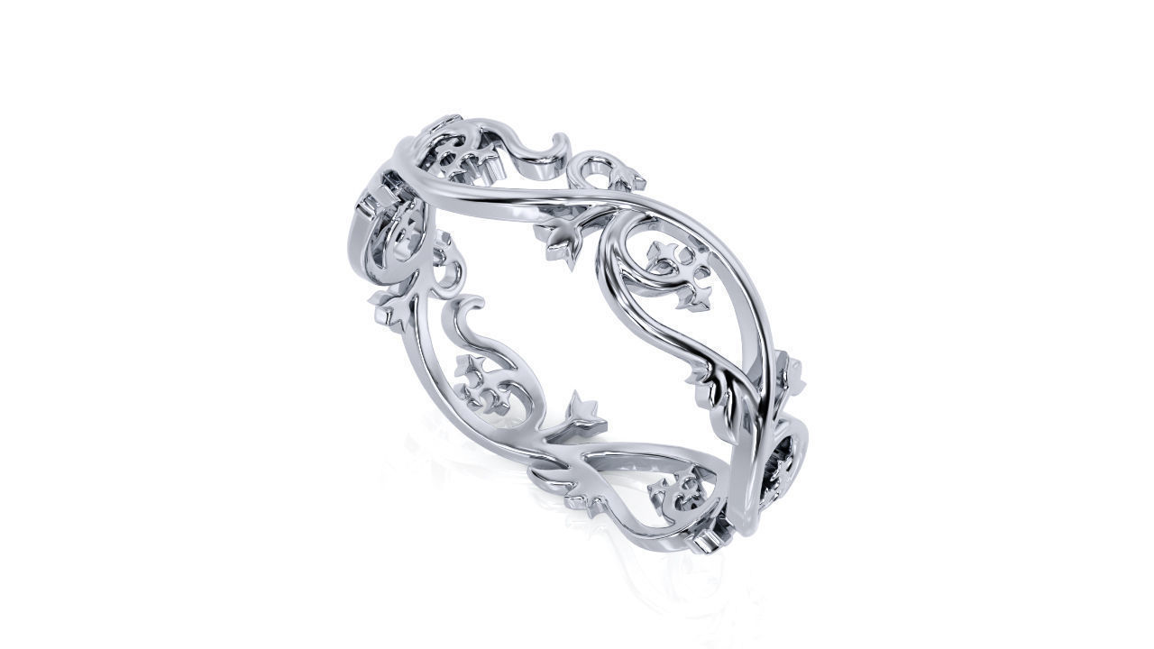 Ring Classic R 0048 3D print model_1