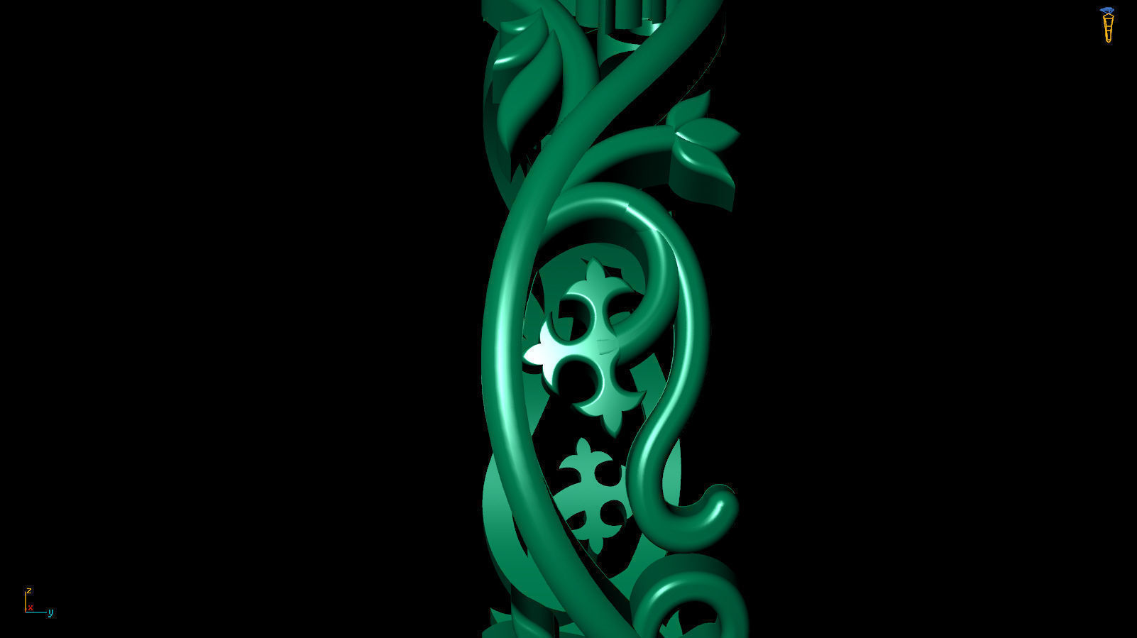 Ring Classic R 0048 3D print model_8