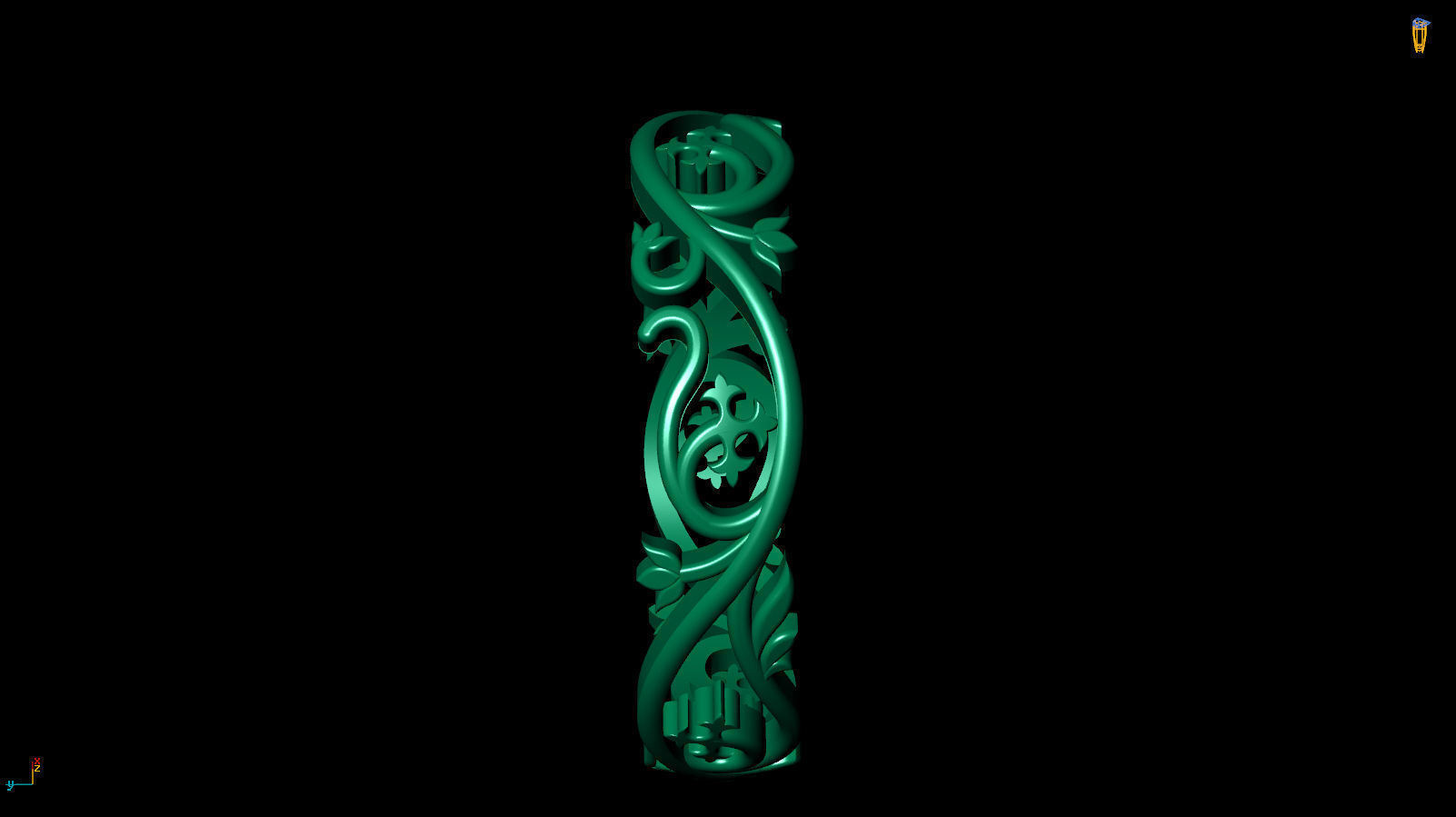 Ring Classic R 0048 3D print model_10