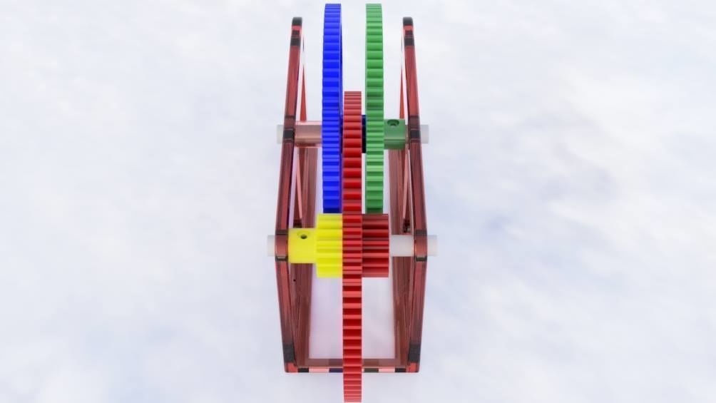 Gearbox Toy 3D print model_1