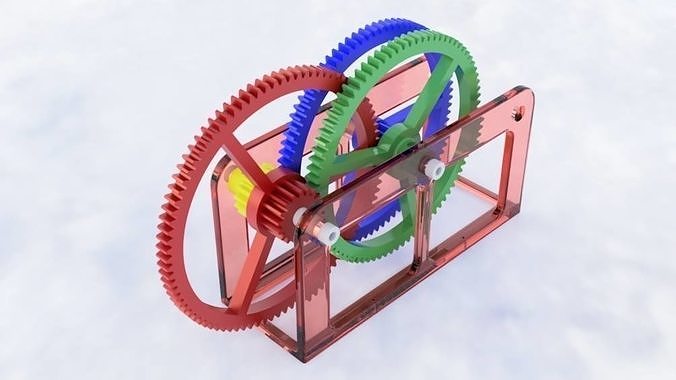 Gearbox Toy 3D print model