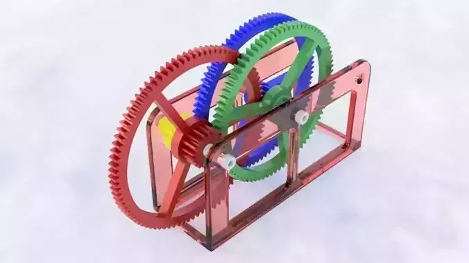 Gearbox Toy 3D print model