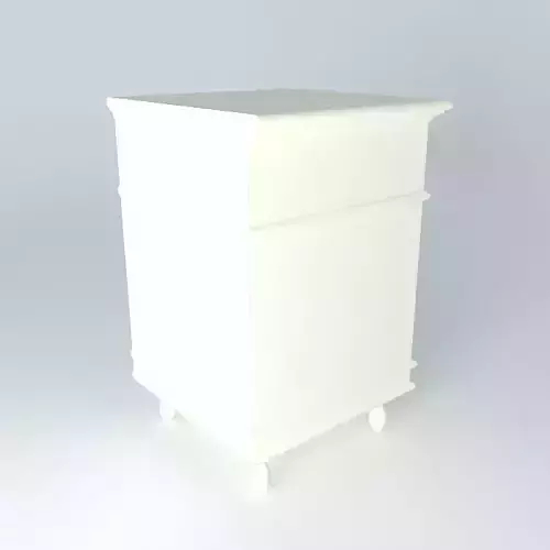 nightstand on wheels