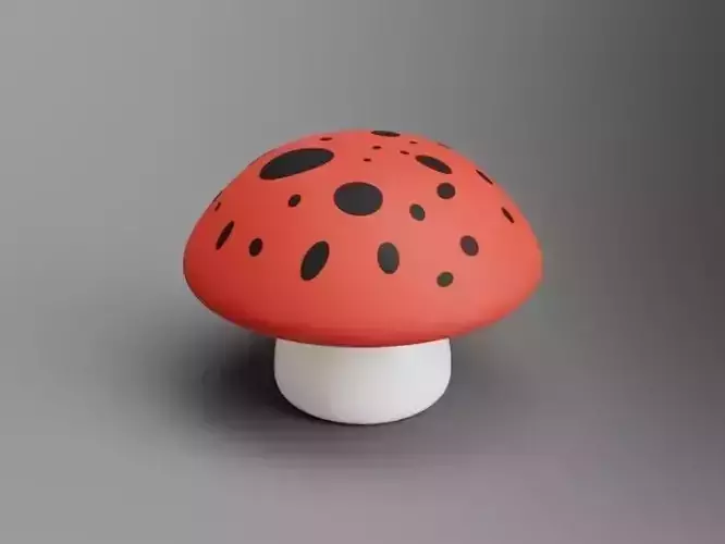 Cute Mushroom Lamp Design