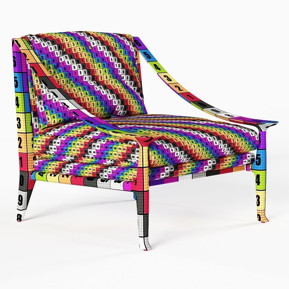 Ralph Pucci Patrick Naggar Karnak Armchair 3D model_10