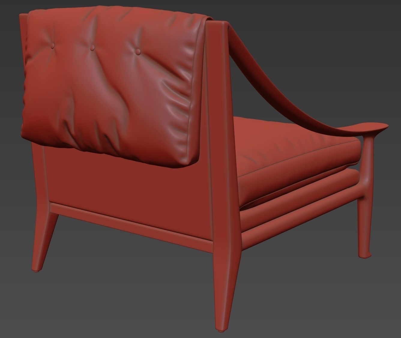 Ralph Pucci Patrick Naggar Karnak Armchair 3D model_7