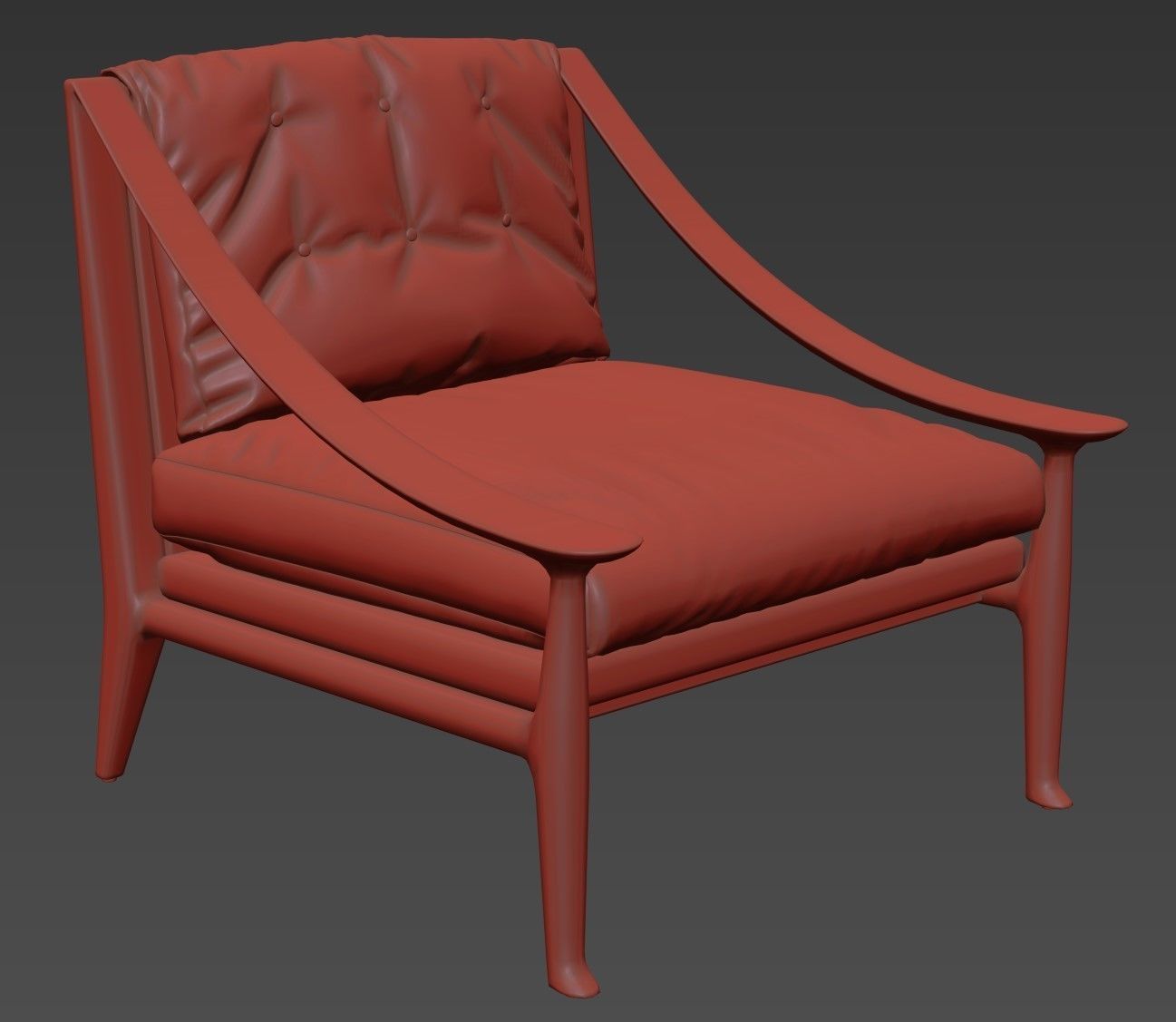 Ralph Pucci Patrick Naggar Karnak Armchair 3D model_6