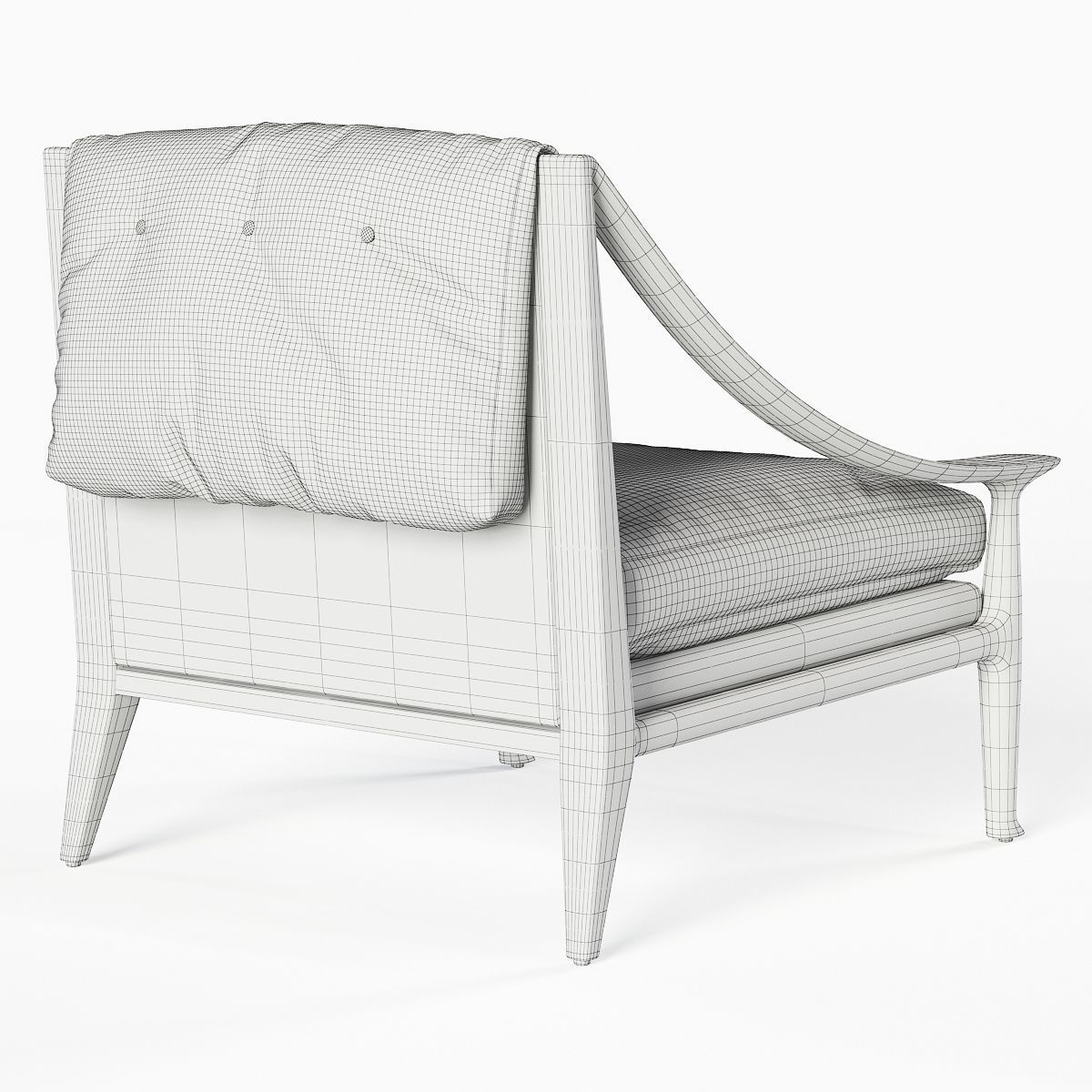 Ralph Pucci Patrick Naggar Karnak Armchair 3D model_5