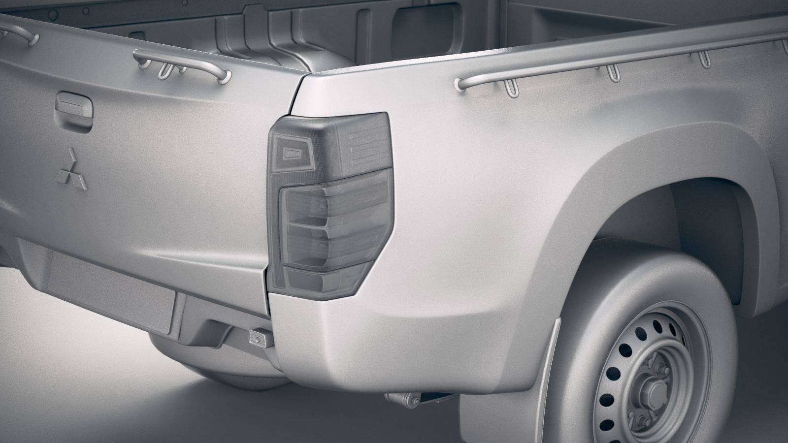 Mitsubishi L200 regular cab 2019 3D model_19