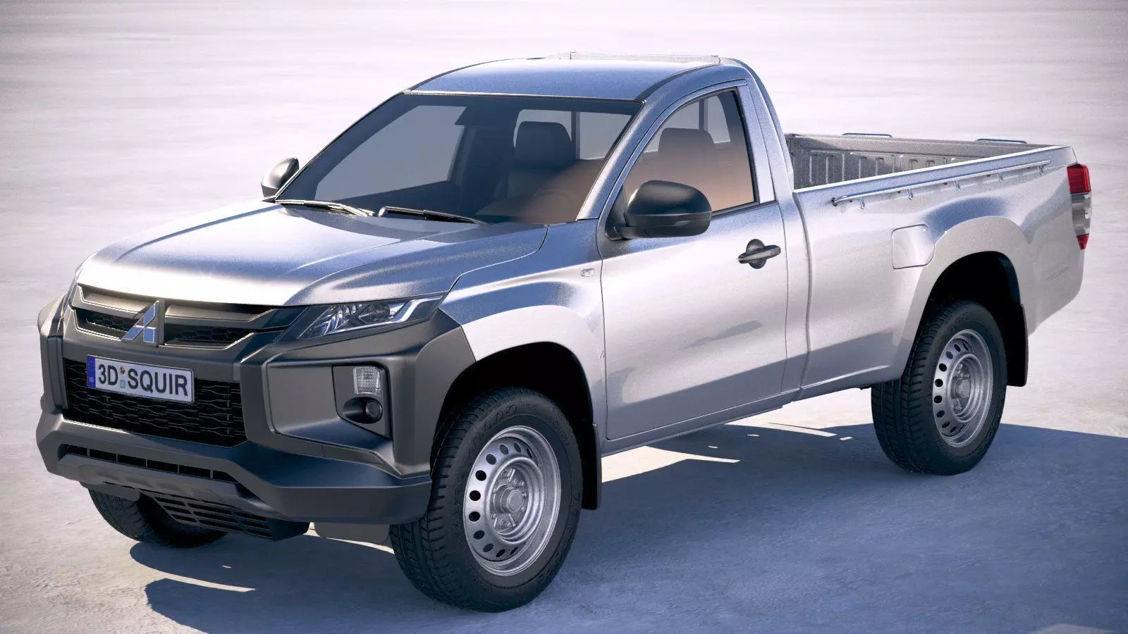 Mitsubishi L200 regular cab 2019 3D model_0
