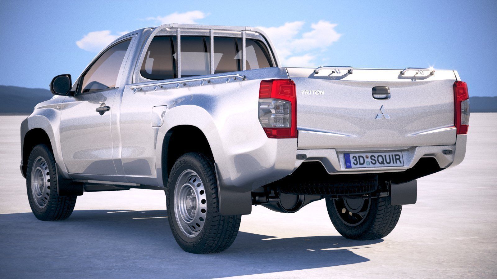 Mitsubishi L200 regular cab 2019 3D model_13