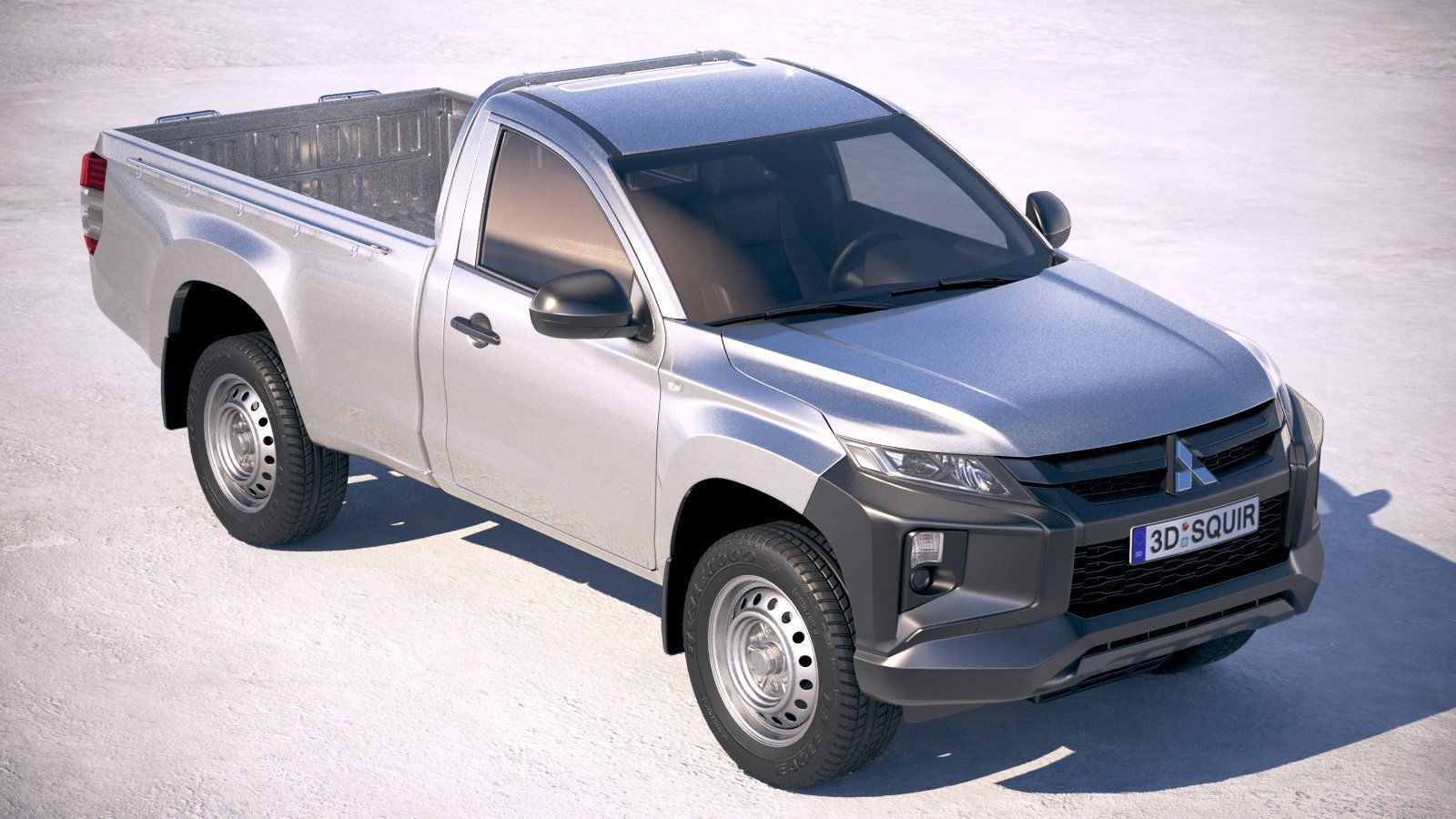 Mitsubishi L200 regular cab 2019 3D model_11