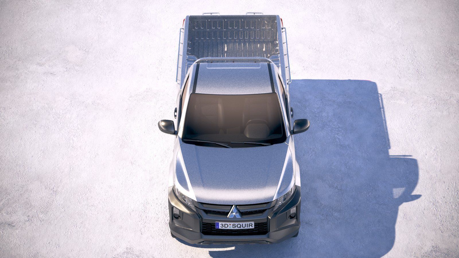 Mitsubishi L200 regular cab 2019 3D model_8