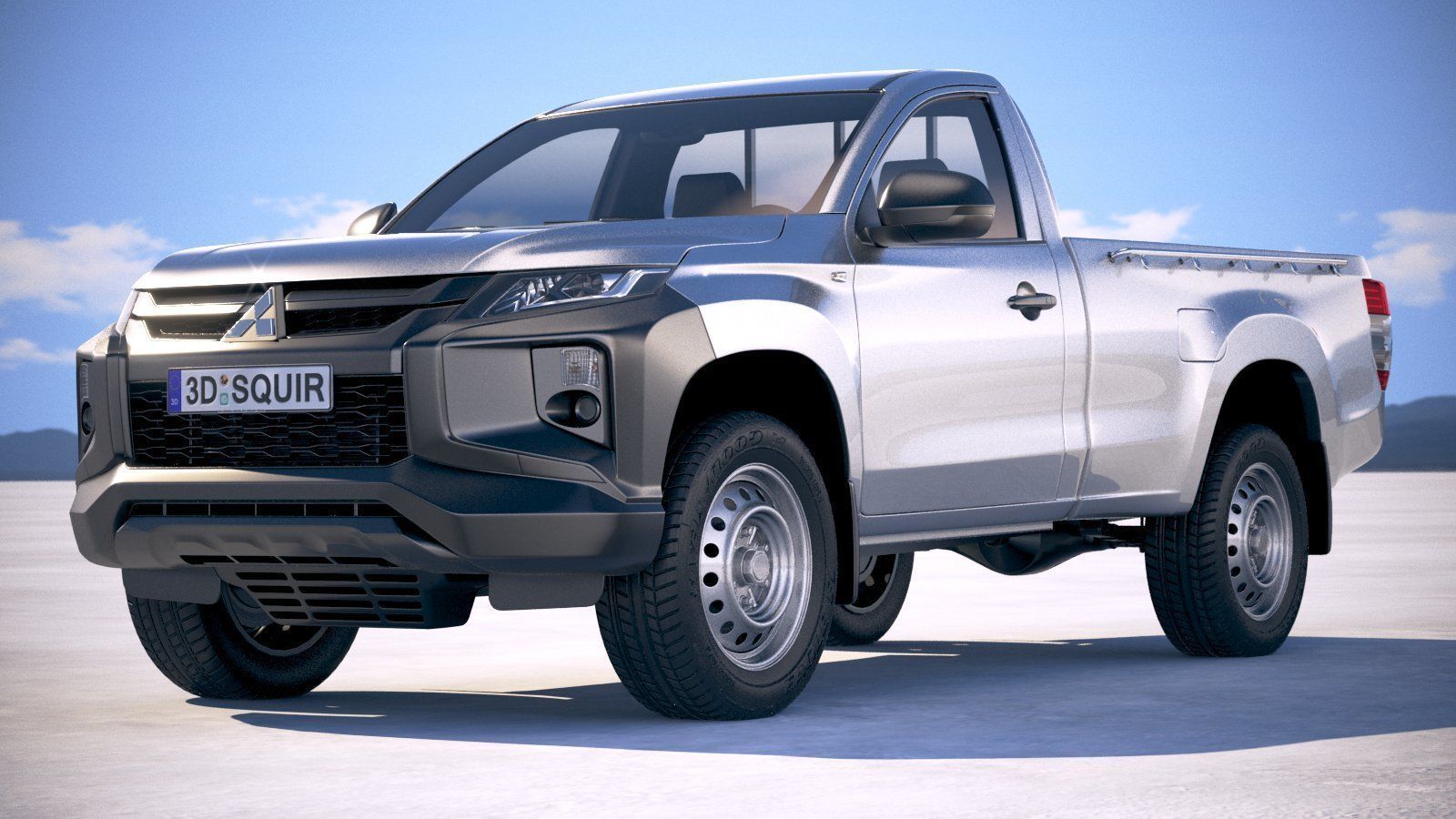 Mitsubishi L200 regular cab 2019 3D model_12