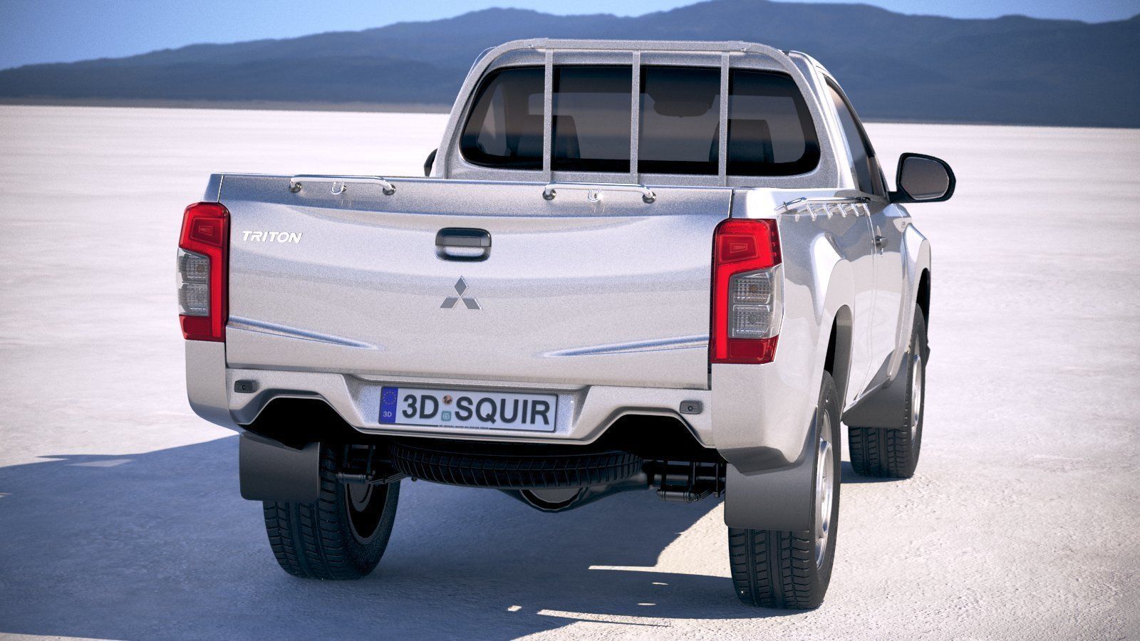 Mitsubishi L200 regular cab 2019 3D model_5