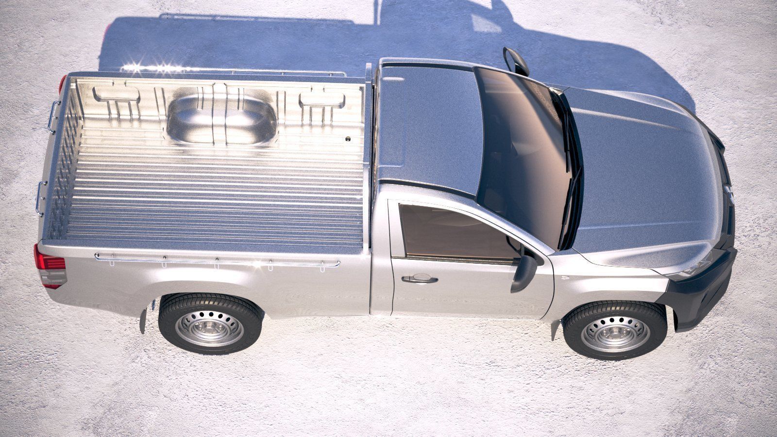 Mitsubishi L200 regular cab 2019 3D model_7