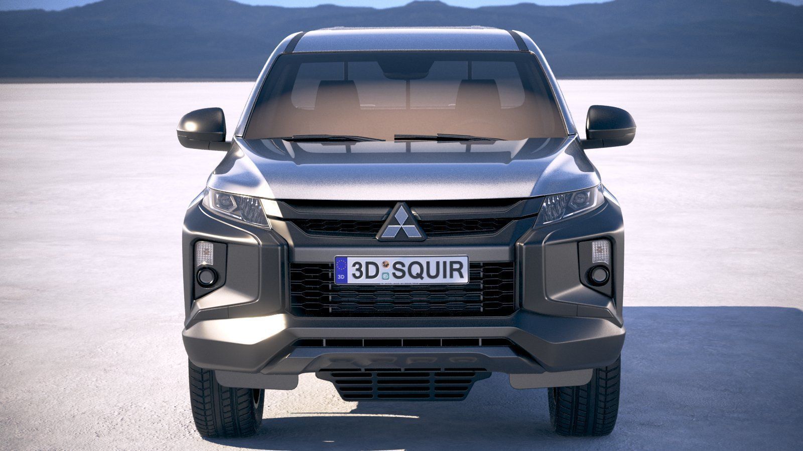 Mitsubishi L200 regular cab 2019 3D model_9