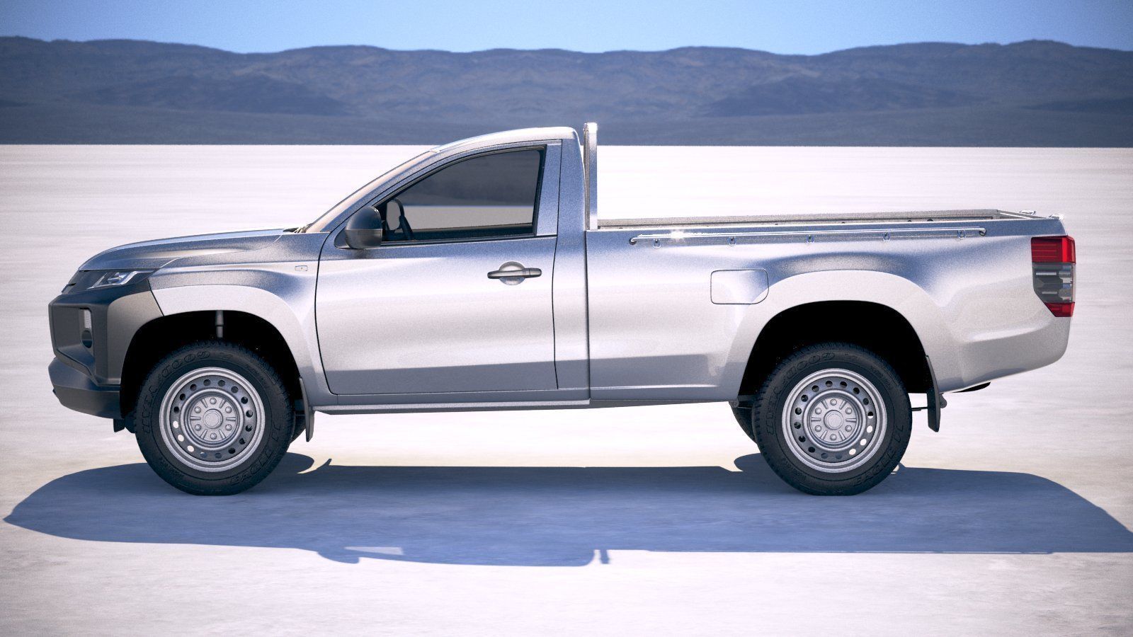 Mitsubishi L200 regular cab 2019 3D model_6