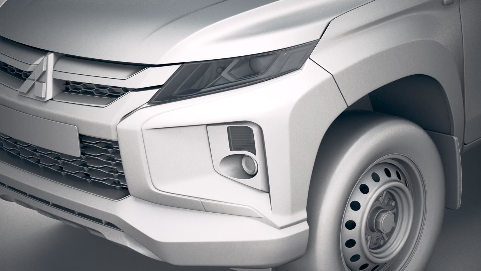 Mitsubishi L200 regular cab 2019 3D model_18