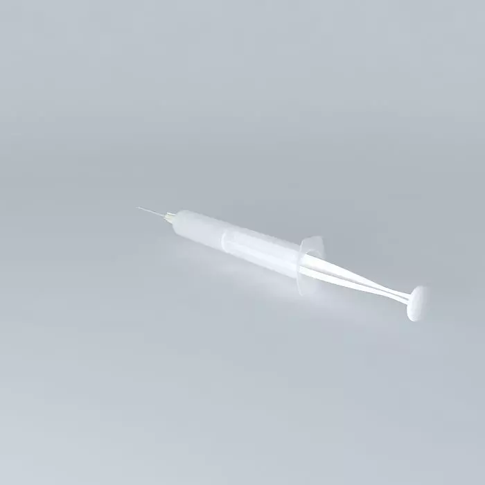 syringe injection Free 3D model_0