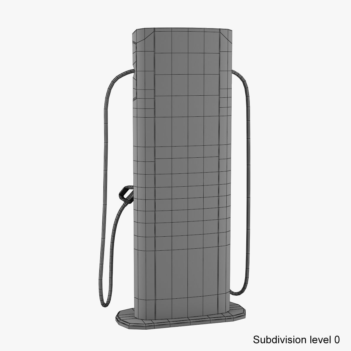Electric Vehicle Charging Station 6 3D model_16