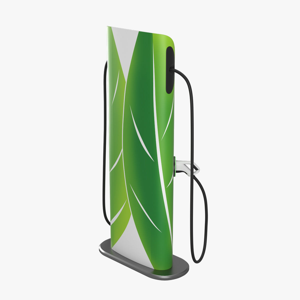 Electric Vehicle Charging Station 6 3D model_6
