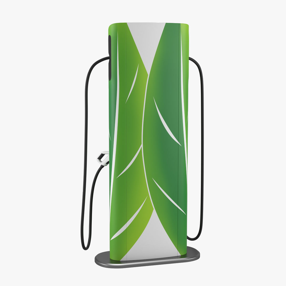 Electric Vehicle Charging Station 6 3D model_5