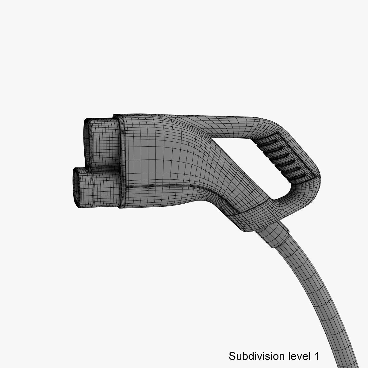 Electric Vehicle Charging Station 6 3D model_21