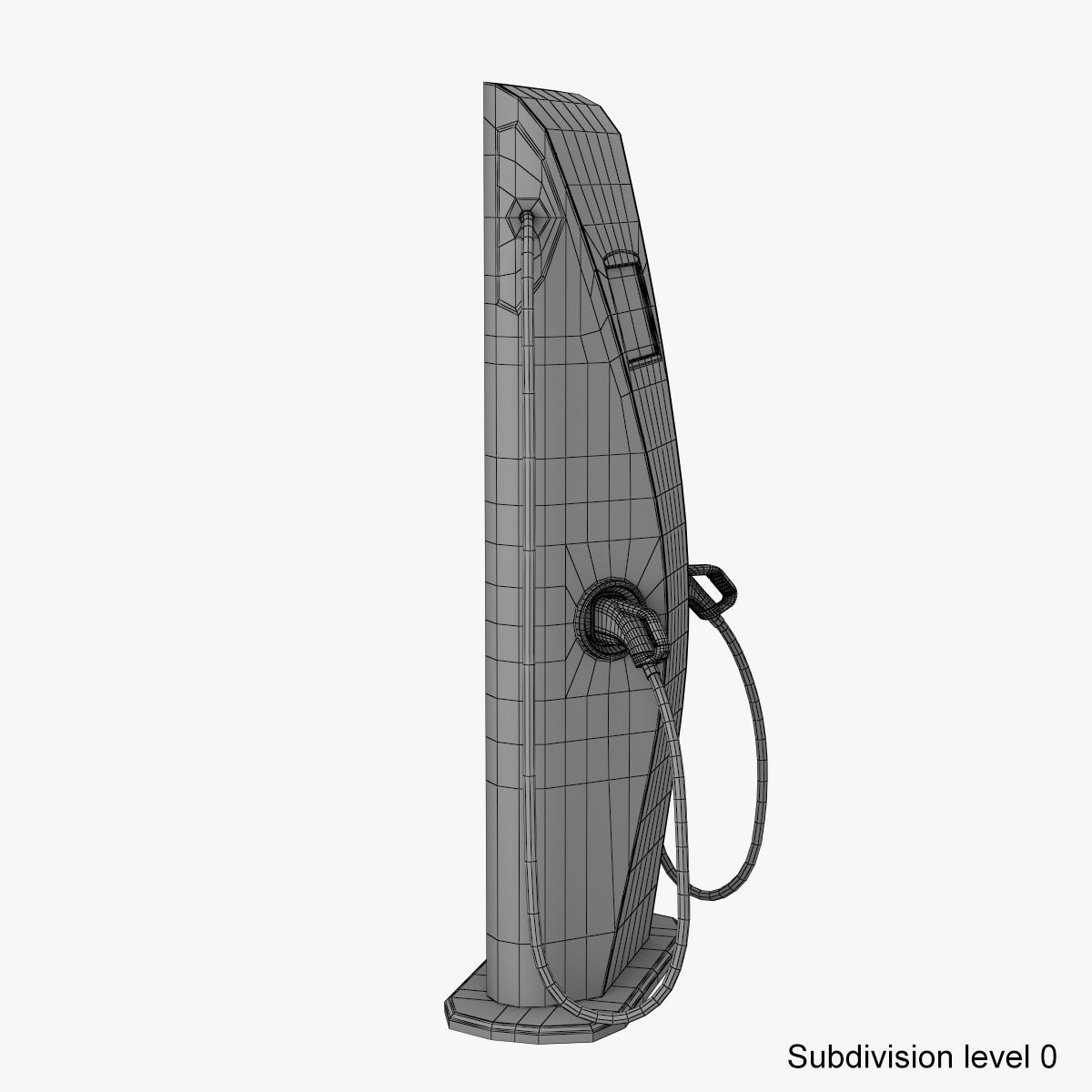 Electric Vehicle Charging Station 6 3D model_14