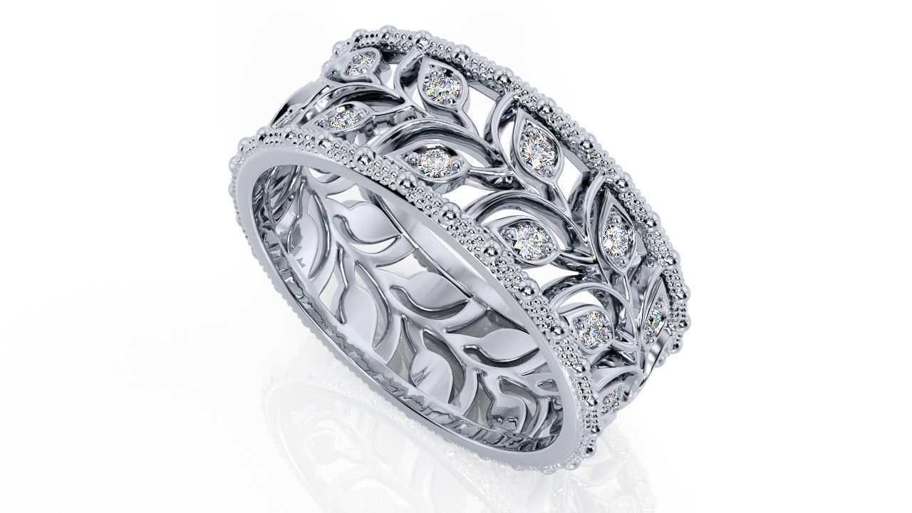 Ring Band R 0046 3D print model_1