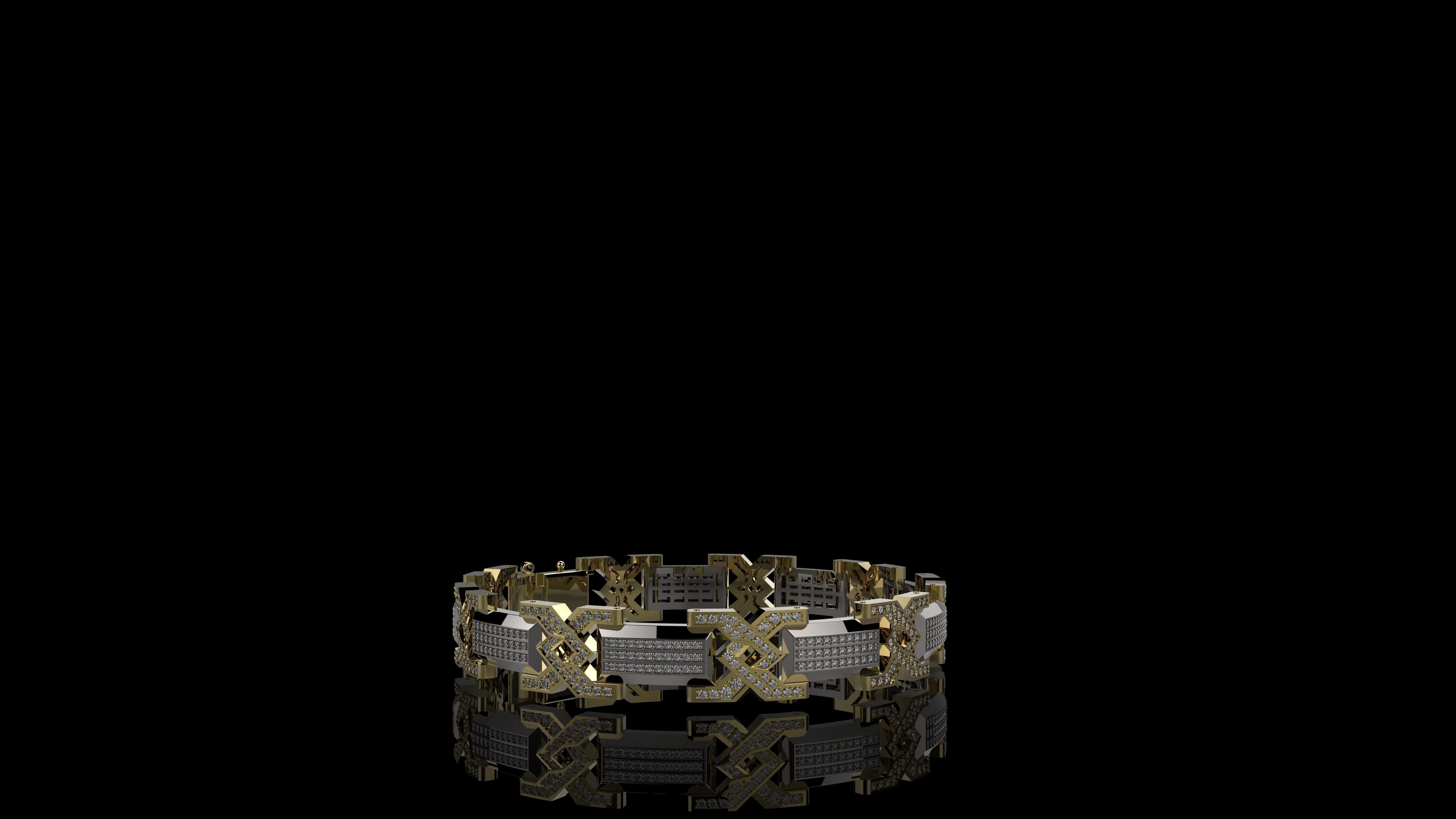 M BRACELETS N1 3D print model_3