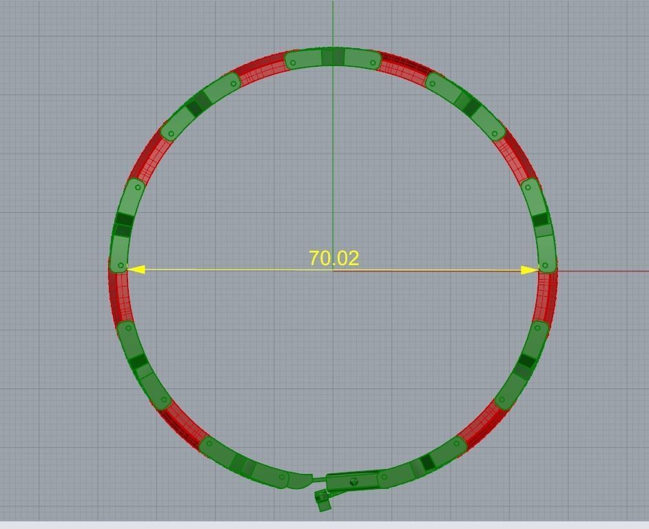 M BRACELETS N1 3D print model_5