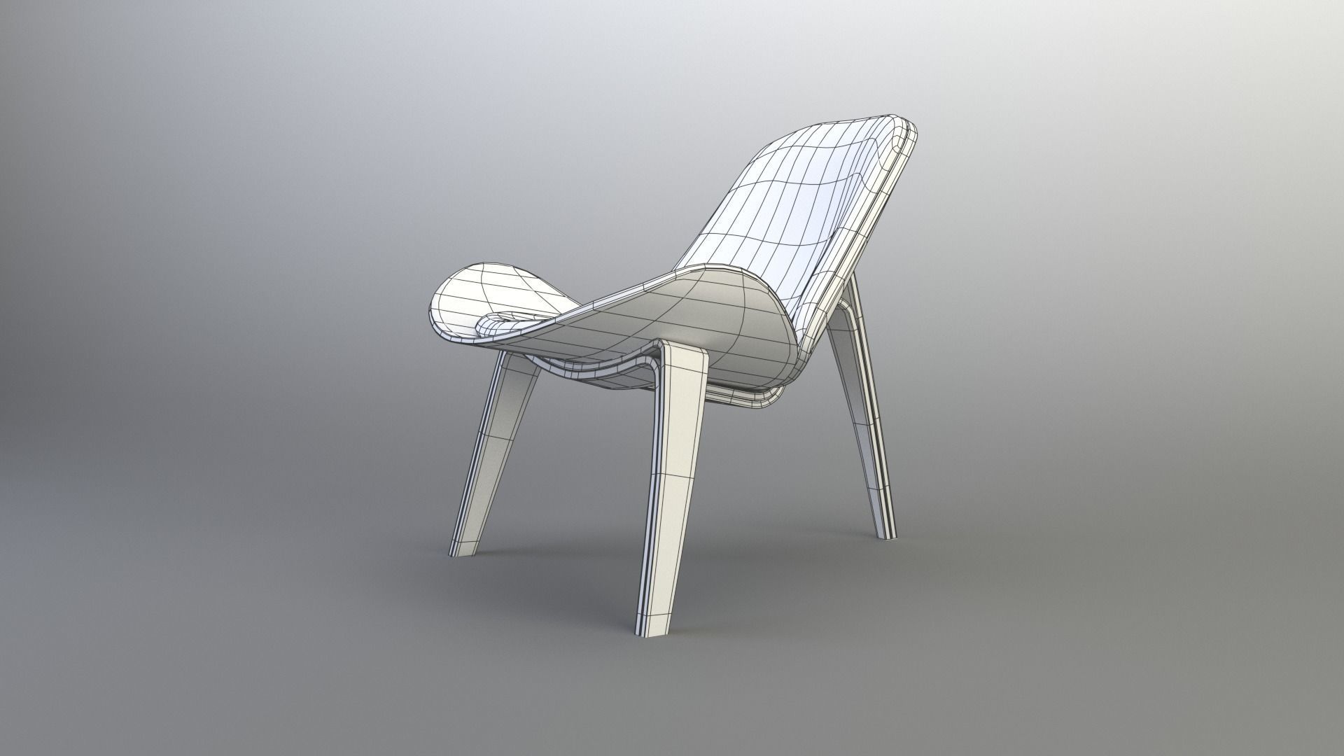 Chair 01 3D model_4
