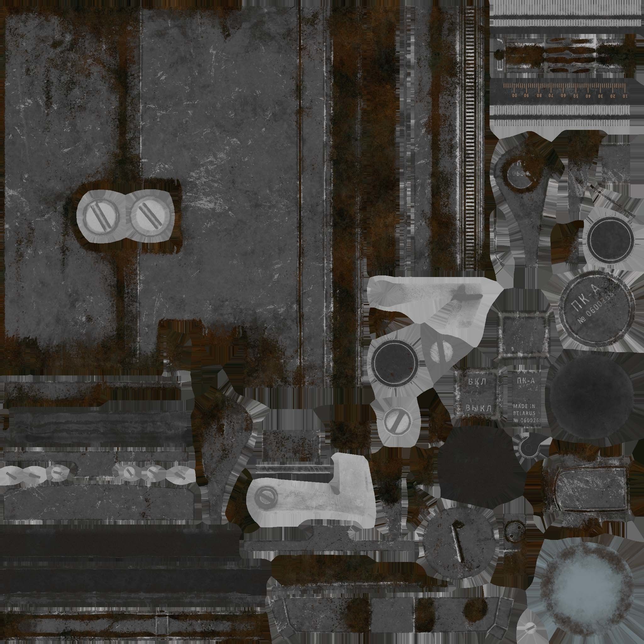 Sniper rifle Low-poly 3D model_10