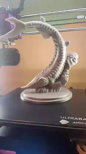 Strugeon fishing trophy