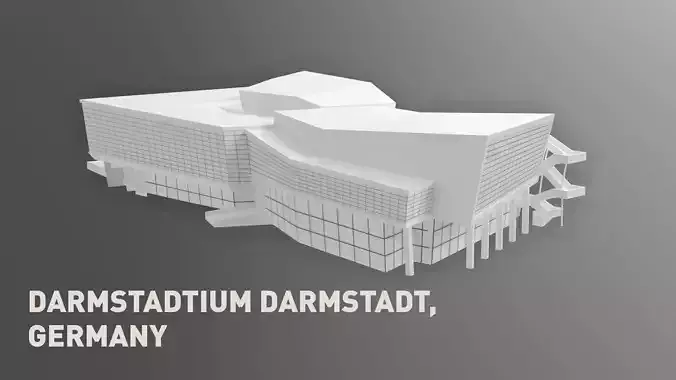 Darmstadtium Darmstadt Germany 3D model