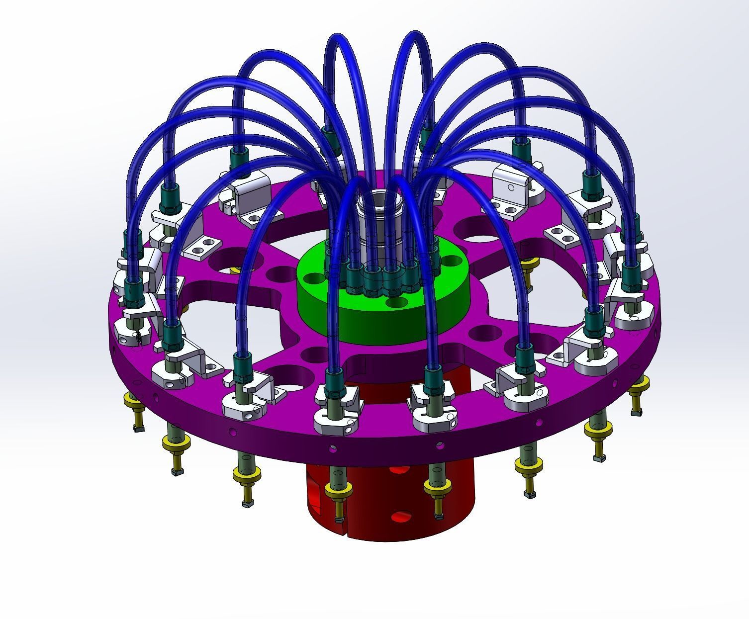 Small product packaging machine Low-poly 3D model_5