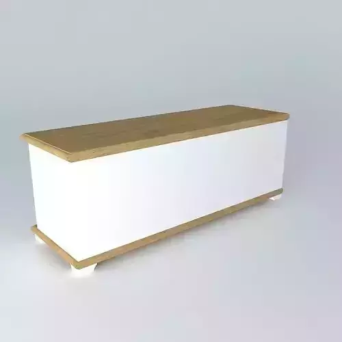 low cabinet with basket